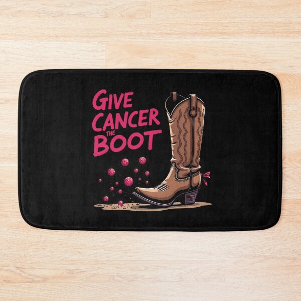 Item preview, "Give Cancer the Boot" T-Shirt – Bold Boot Kicking Cancer Cells Design designed and sold by AI-volution.