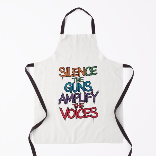 Item preview, "Silence the Guns, Amplify the Voices" Anti-War art designed and sold by paulo silveira.