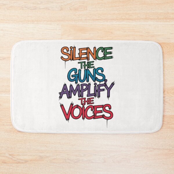 Item preview, "Silence the Guns, Amplify the Voices" Anti-War art  designed and sold by paulo silveira.