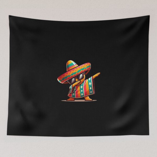 Item preview, Dabbing Mexican Poncho Cinco De Mayo designed and sold by Isabella ✔️ ✔️.