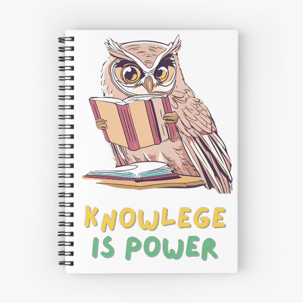 Item preview, knowlege is power owl designed and sold by Chashley.