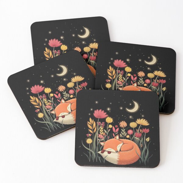 Item preview, Cute sleeping fox designed and sold by Ambient Mind Design.