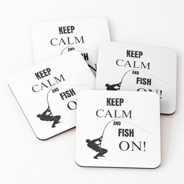 Item preview, Keep Calm and Fish On! designed and sold by Mr-Tshirts.