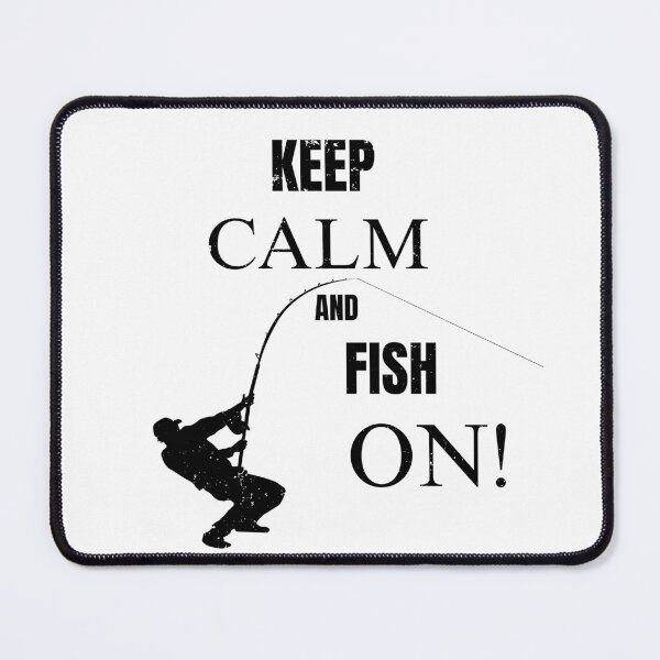 Item preview, Keep Calm and Fish On! designed and sold by Mr-Tshirts.