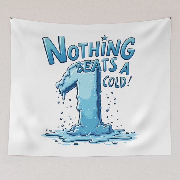 Item preview, Nothing Beats a Cold One Funny Design designed and sold by FunnyFarmDesign.