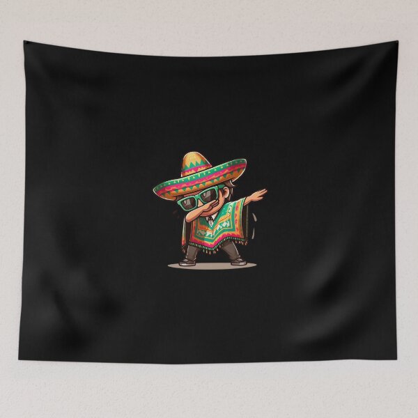 Item preview, Dabbing Mexican Poncho Cinco De Mayo designed and sold by Isabella ✔️ ✔️.