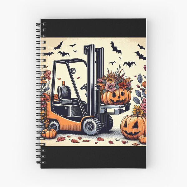 Artikelvorschau, Gabelstapler an Halloween entworfen und verkauft von RetroNibylander.