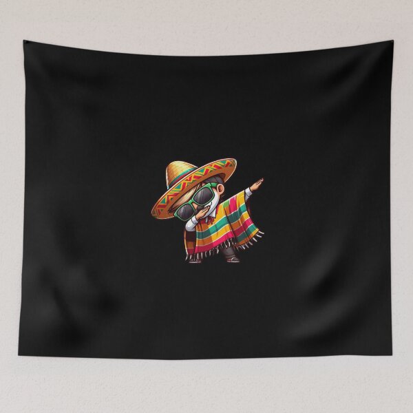 Item preview, Dabbing Mexican Poncho Cinco De Mayo designed and sold by Isabella ✔️ ✔️.