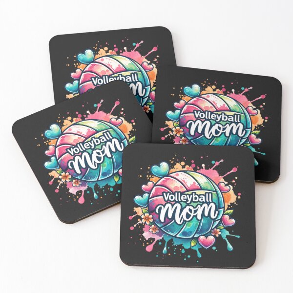 Item preview, Colorful Paint Splatter Volleyball Mom designed and sold by AlienOccupation.