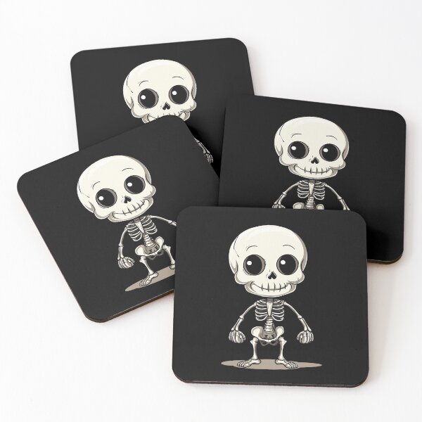 Item preview, Cute Skeleton Kawaii Halloween Skull designed and sold by NateFellhauer.