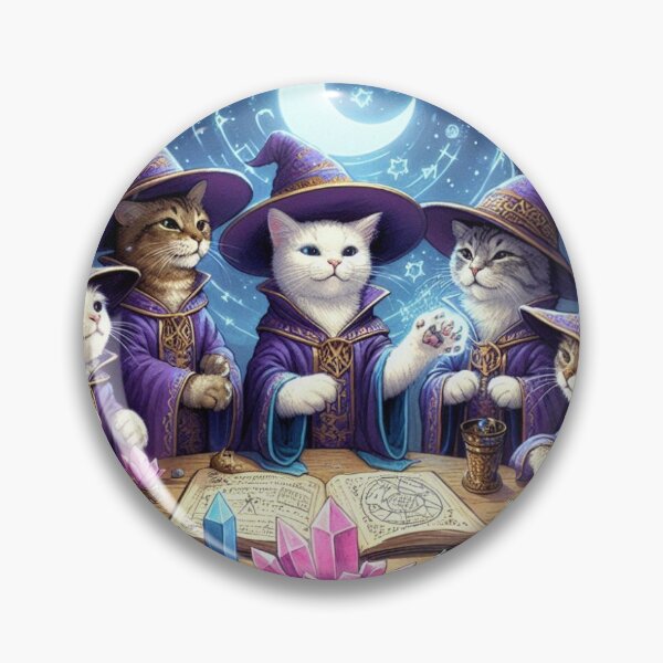 Item preview, Spirit Cats: Cattus Magicae Circle designed and sold by Olivia Tatara.