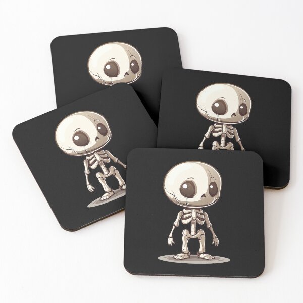 Item preview, Cute Skeleton Kawaii Halloween Skull designed and sold by NateFellhauer.
