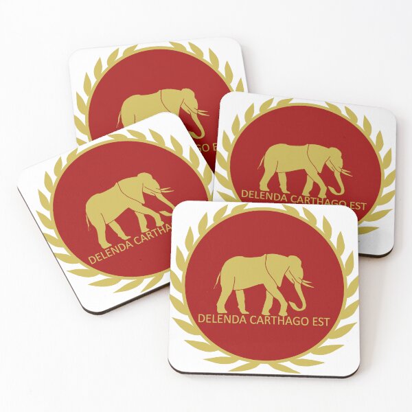 Item preview, Delenda Carthago East & elephant designed and sold by ramirezdx.