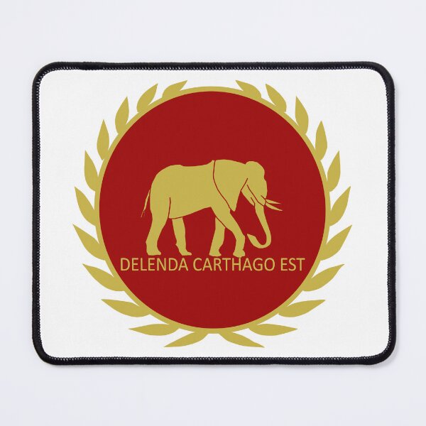 Item preview, Delenda Carthago East & elephant designed and sold by ramirezdx.
