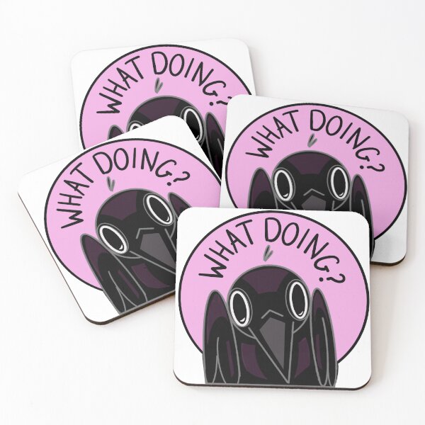 Item preview, What Doing, Crow Friend? designed and sold by Lady Emlyn Art.