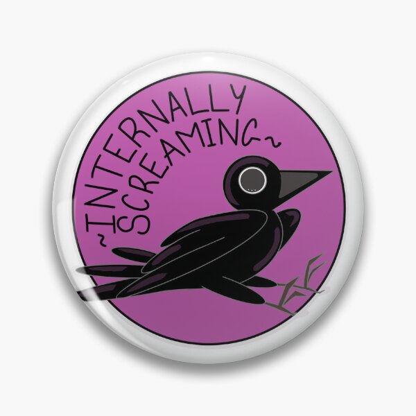 Item preview, Internally Screaming Crow designed and sold by Lady Emlyn Art.