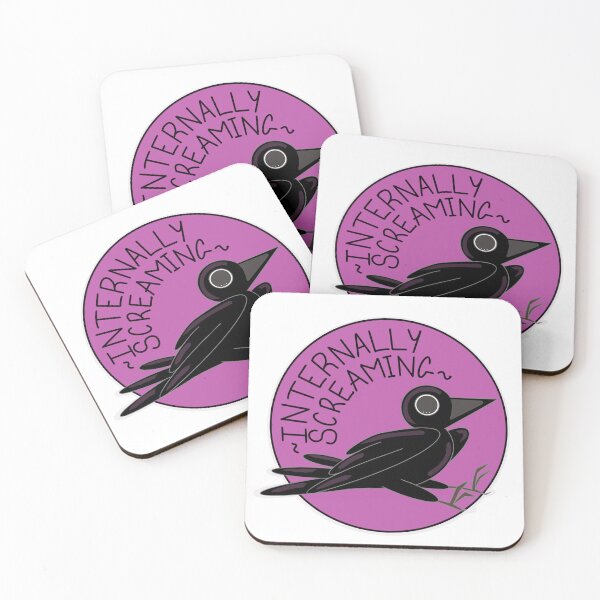 Item preview, Internally Screaming Crow designed and sold by Lady Emlyn Art.