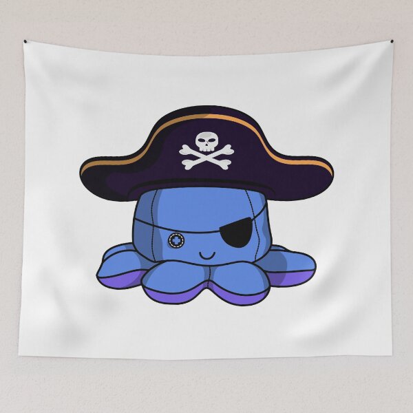 Item preview, Octopus Plushie Pirate designed and sold by Reesh-Store.