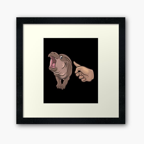 Item preview, Moo Deng the Curious Hippo designed and sold by savecloth.