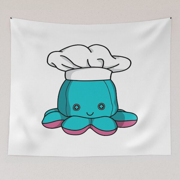 Item preview, Octopus Plushie Chef designed and sold by Reesh-Store.