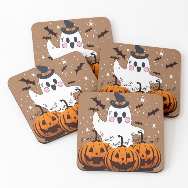 Item preview,  Cute Halloween Ghosts and Pumpkin design - Fun and Spooky Halloween designed and sold by nouradesinger.