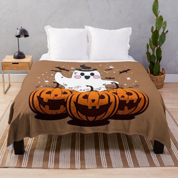 Item preview, Cute Halloween Ghosts and Pumpkin design - Fun and Spooky Halloween designed and sold by nouradesinger.