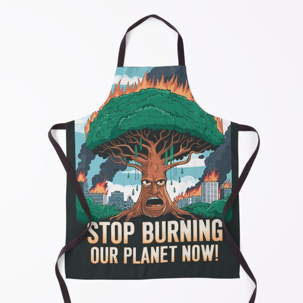 Item preview, Stop Burning Our Planet– Protest message. designed and sold by paulo silveira.