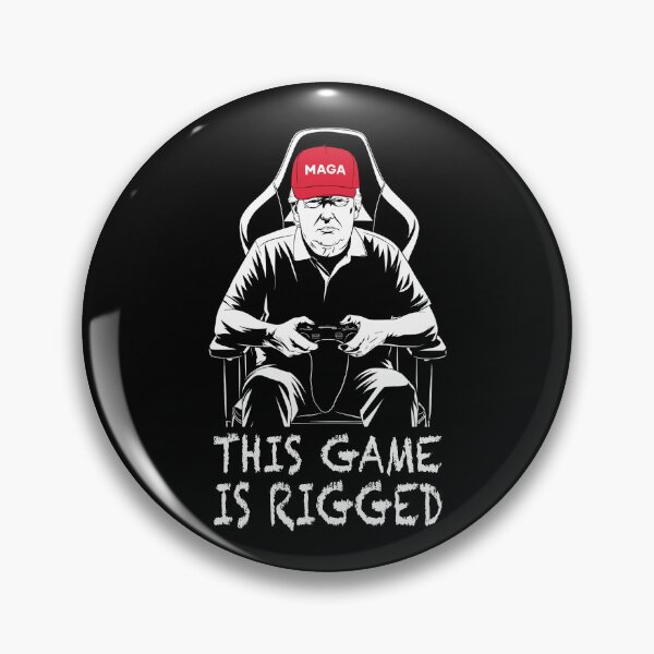 Artikelvorschau, Trump spielt Videospiele. Dieses Spiel ist manipuliert. entworfen und verkauft von PerkyParakeet.