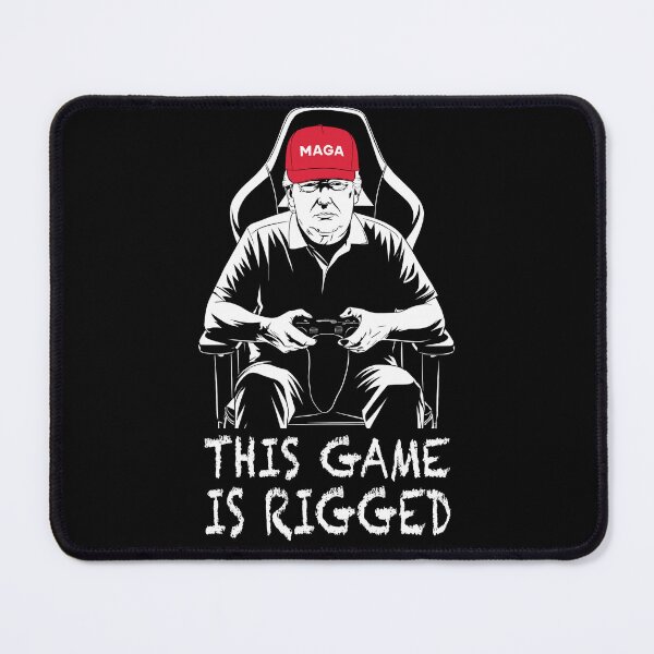 Item preview, Trump playing video games This Game is Rigged designed and sold by PerkyParakeet.