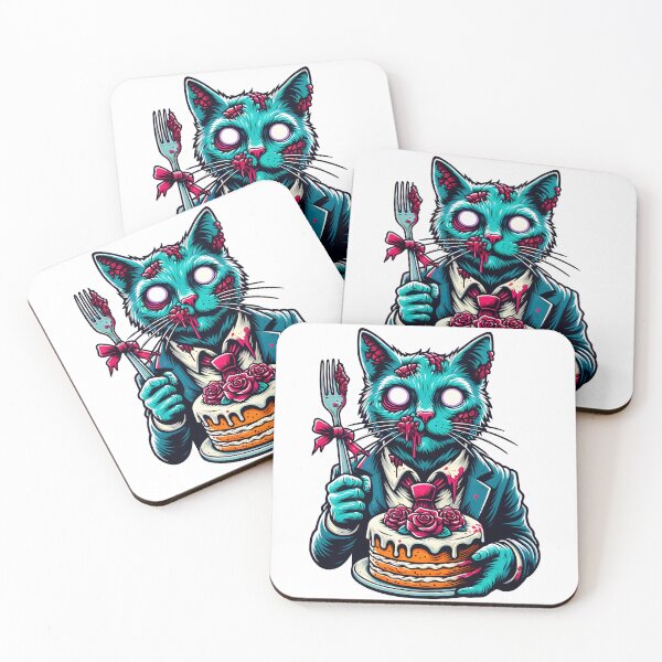 Item preview, Zombie birthday cat designed and sold by Travelcases.