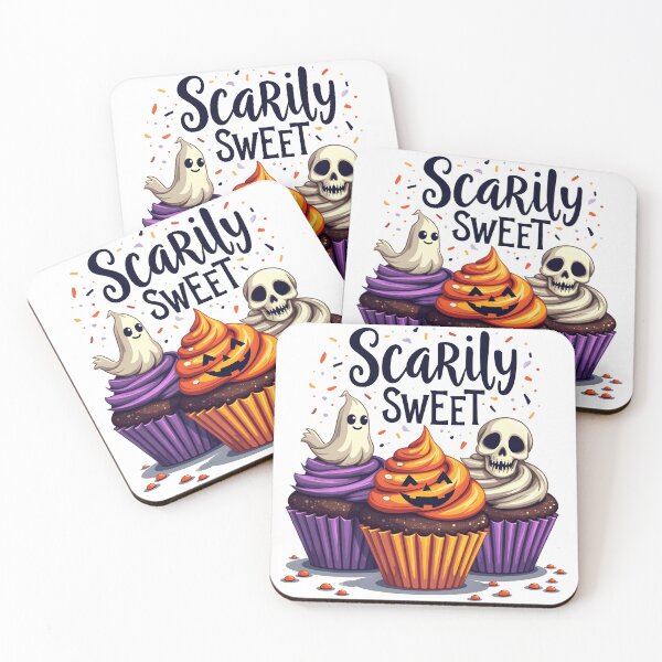 Item preview, Scarily Sweet – Spooky Cupcake Trio designed and sold by  MAD's Recreation Studio.