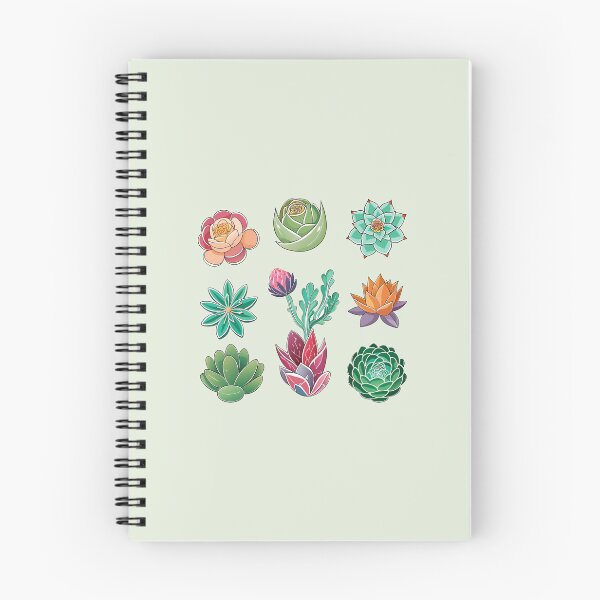 Item preview, cute colorful watercolor succulent set plant lovers aesthetic designed and sold by rlav123.