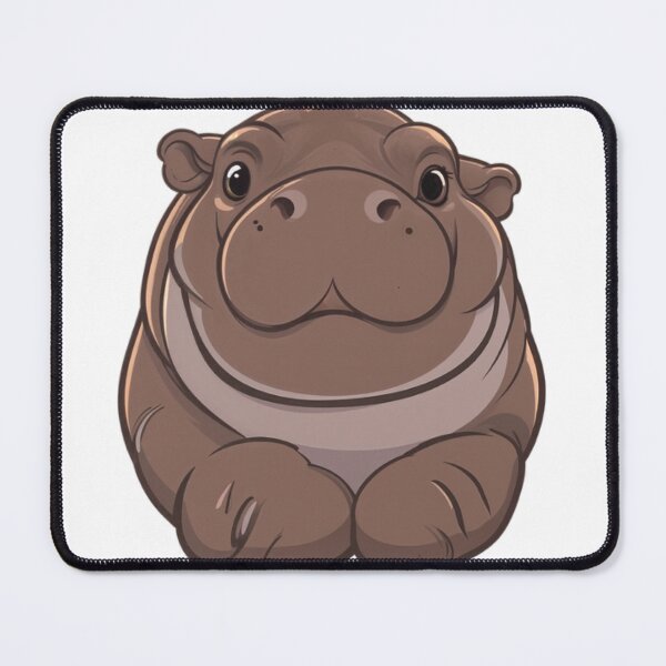 Item preview, Moo Deng the Sitting Hippo designed and sold by savecloth.