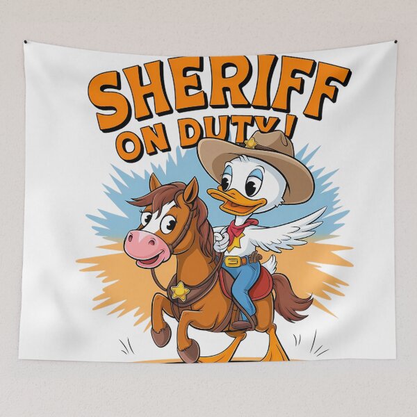 Artikelvorschau, Sheriff, Sheriff im Dienst, Polizei, entworfen und verkauft von Divine-Favour.