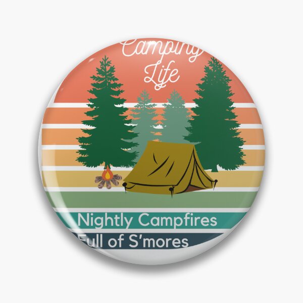 Item preview, Camping Life Nightly campfires full of s'mores designed and sold by CapturedChances.