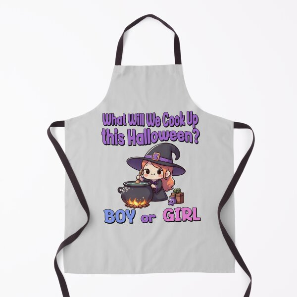 Item preview, Halloween Gender Reveal_What Will We Cook Up This Halloween? Boy or Girl designed and sold by NuttySqueaky.
