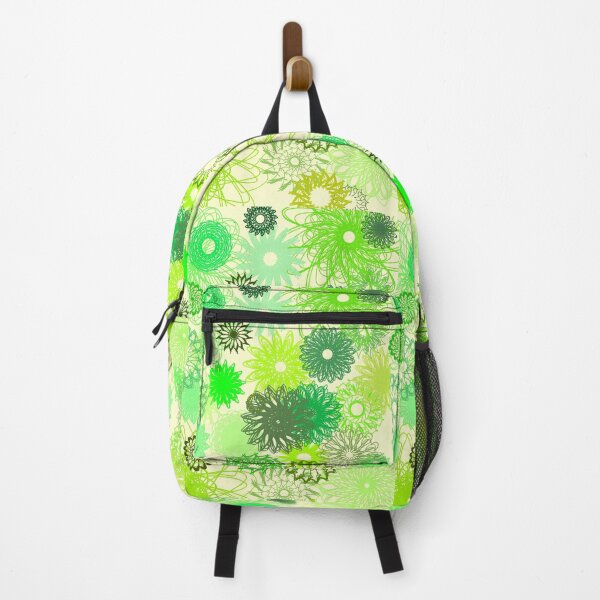 Item preview, Bright green flowers designed and sold by Doodle-Creation.