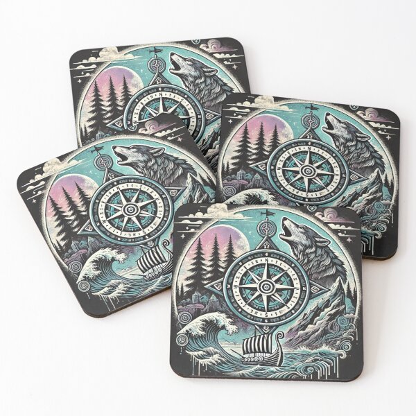 Item preview, Viking Compass Adventure: Mystical Nature and Strength designed and sold by kakasik.