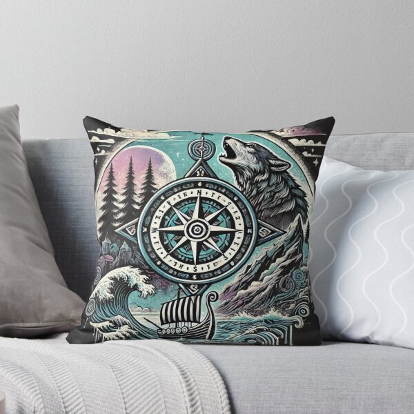 Item preview, Viking Compass Adventure: Mystical Nature and Strength designed and sold by kakasik.