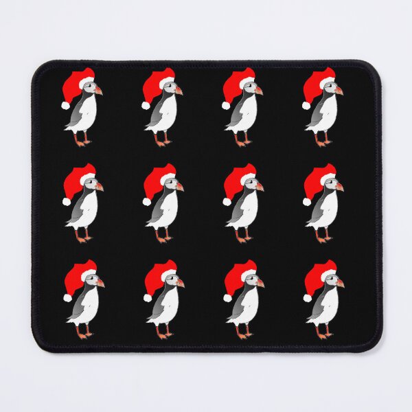 Item preview, Christmas Puffin with elf hat Atlantic Puffin Xmas birds  designed and sold by Artstastic.