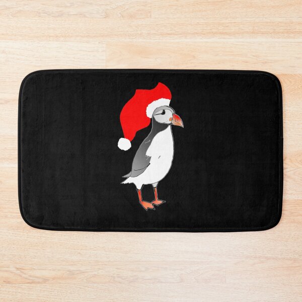 Item preview, Christmas Puffin with elf hat Atlantic Puffin Xmas birds  designed and sold by Artstastic.