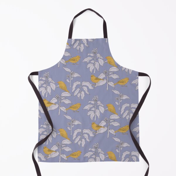 Item preview, Backyard plants with berries and backyard birds on lavender designed and sold by aysegulkacar.