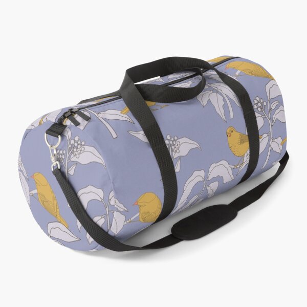 Item preview, Backyard plants with berries and backyard birds on lavender designed and sold by aysegulkacar.