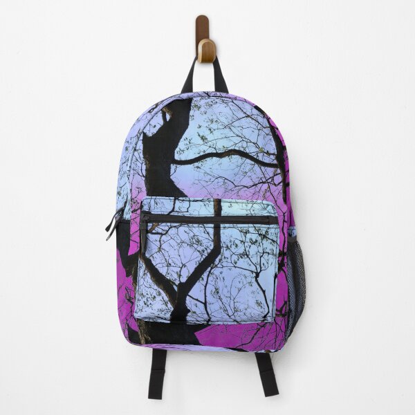 Item preview, Haunting Winter Trees Silhouette at Magenta Sunset with Birds designed and sold by Fredster1966.