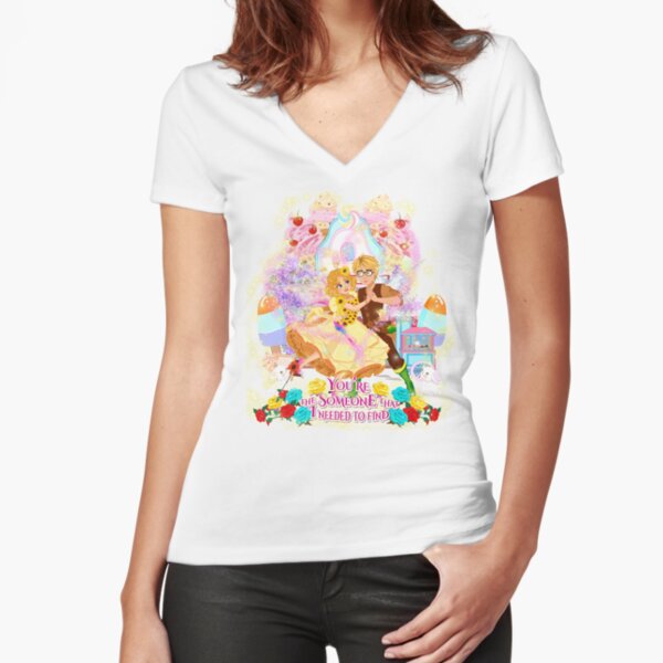 Fitted V-Neck T-Shirt