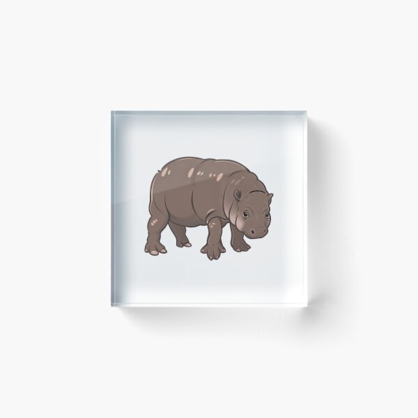 Item preview, Angry Hippo Cub Baby Hippo Moo Deng designed and sold by savecloth.