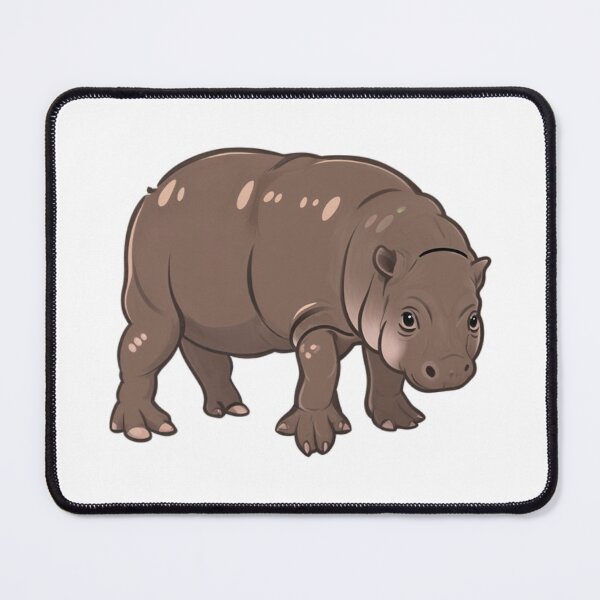 Item preview, Angry Hippo Cub Baby Hippo Moo Deng designed and sold by savecloth.