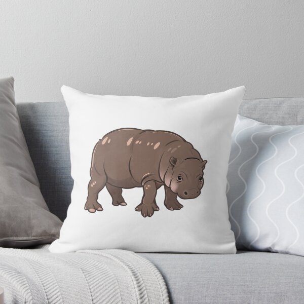 Item preview, Angry Hippo Cub Baby Hippo Moo Deng designed and sold by savecloth.