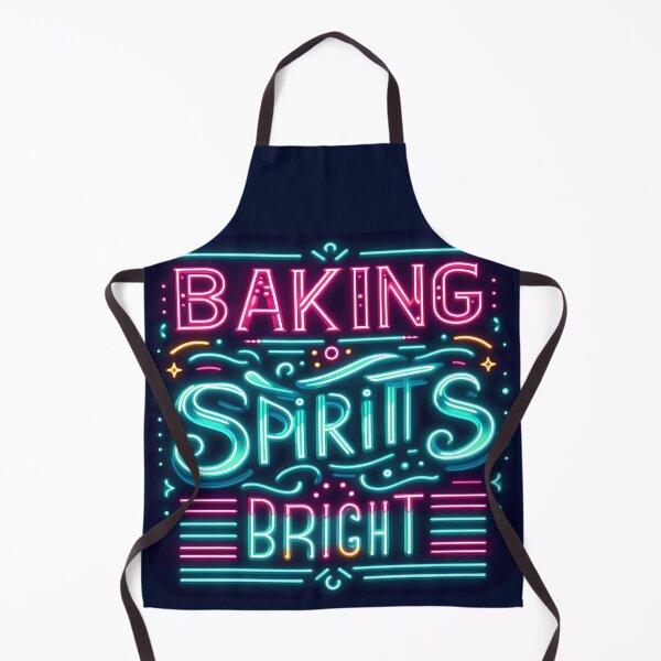 Item preview, Baking Spirits Bright, typography designed and sold by maxmaj.