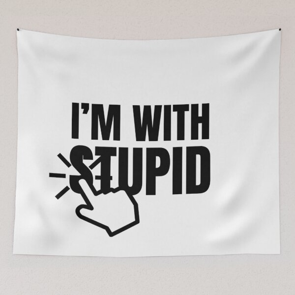 Item preview, i'm with stupid designed and sold by PROTONEDL.